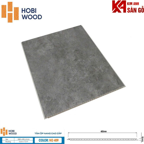 Tấm Ốp Tường Nano Hobi wood NO 409
